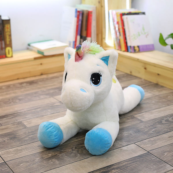 giant rainbow unicorn stuffed animal