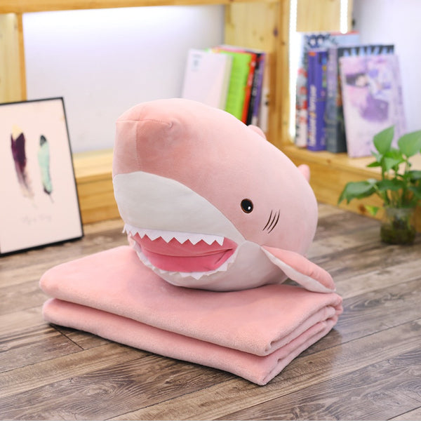 cute shark plush