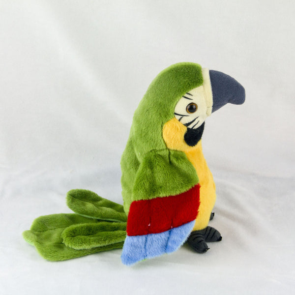 realistic stuffed parrot