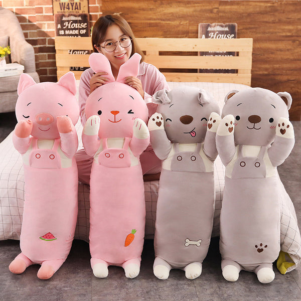 plush animal body pillow