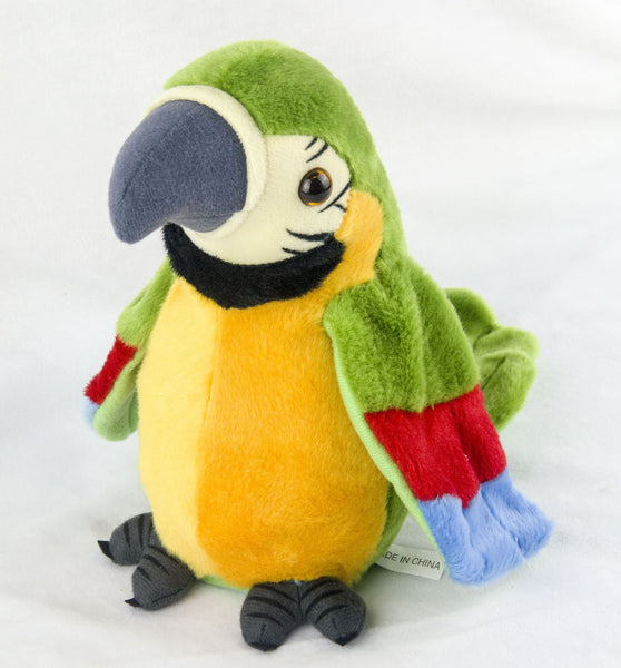 realistic stuffed parrot