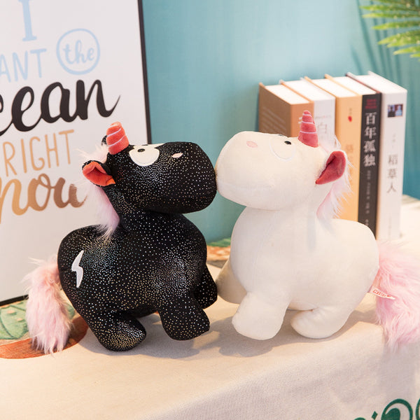 black unicorn stuffed animal