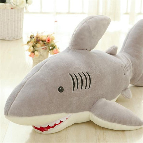 giant stuffed shark pillow