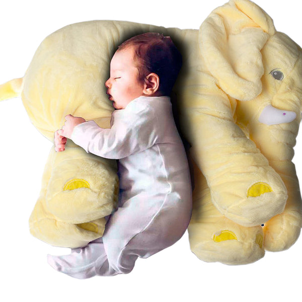 yellow stuffed elephant