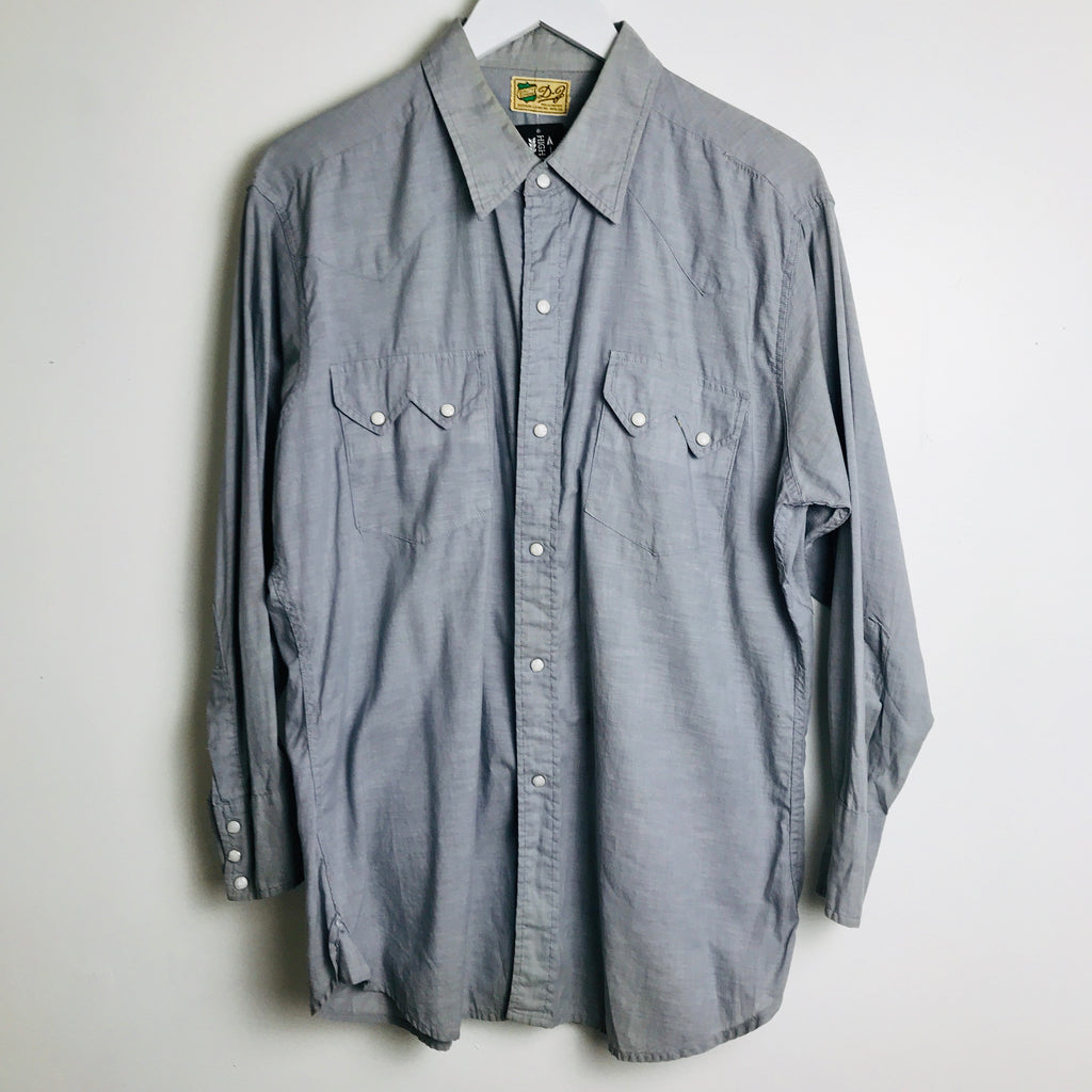 chambray snap shirt