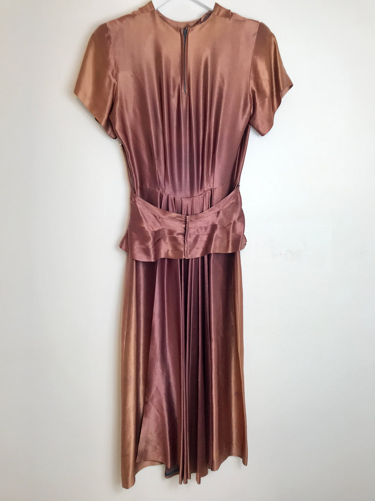 liquid satin dress