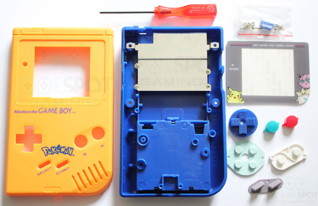 Original Dmg Game Boy Console Replacement Housing Shell Kit Pokemon Cool Spot Gaming
