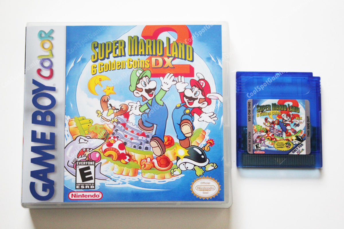 super mario land 2 six golden coins dx gameboy color rom