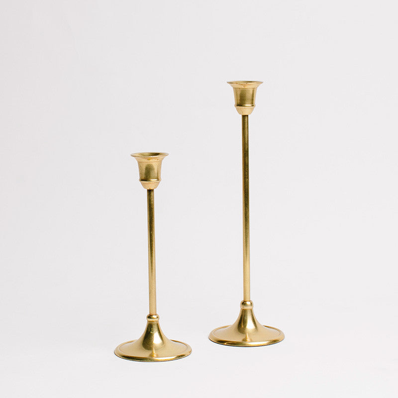 gold candlesticks