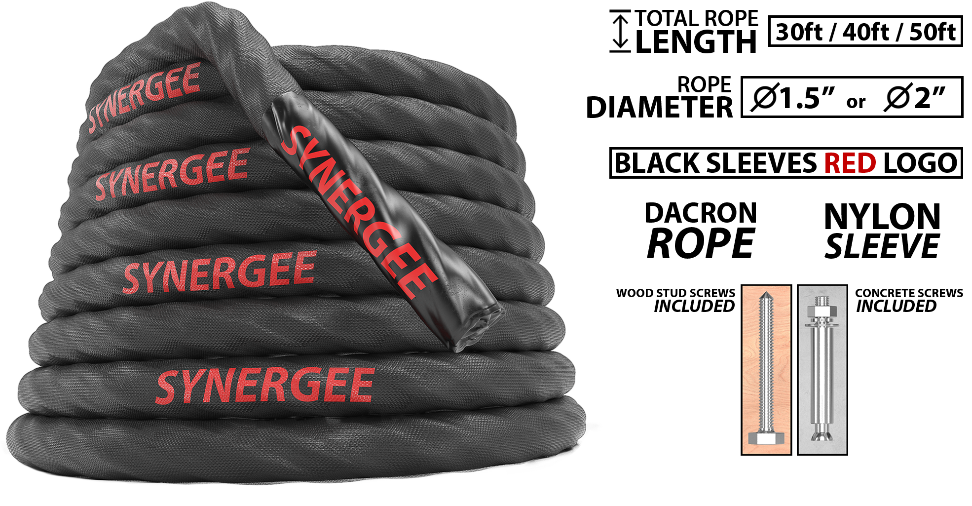 Synergee Battle Rope Pile