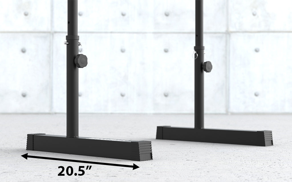 Synergee Dip Bar. Adjustable Dip Station from 30” – 39” for Dips, Inverted  Pull Ups. Max capacity 400 lbs. Portable Dip Stand for Total Body Workout.