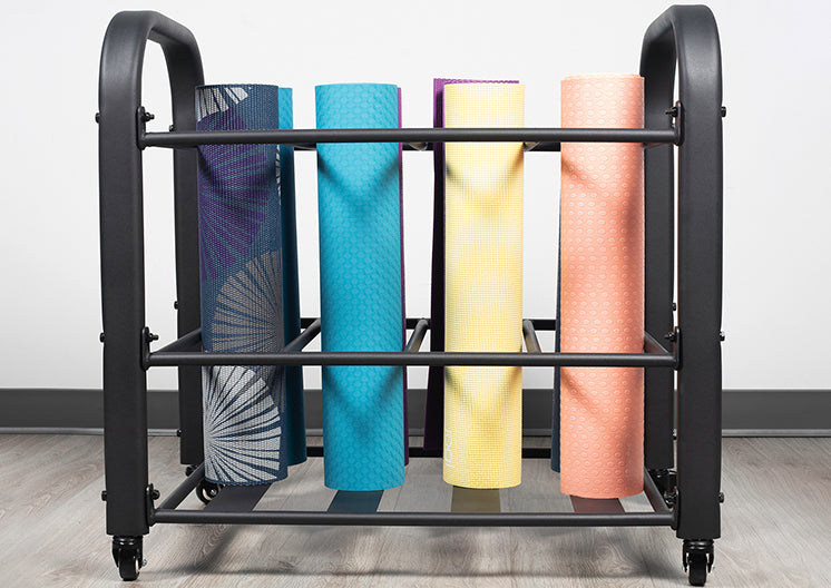 yoga mat drying rack