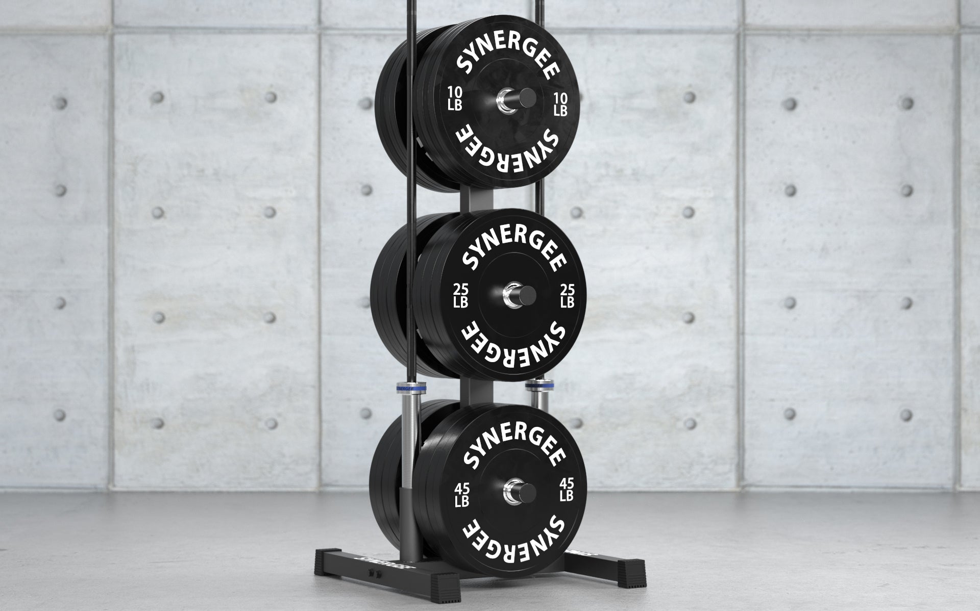 Synergee Olympic Weight Plate and Barbell Holder