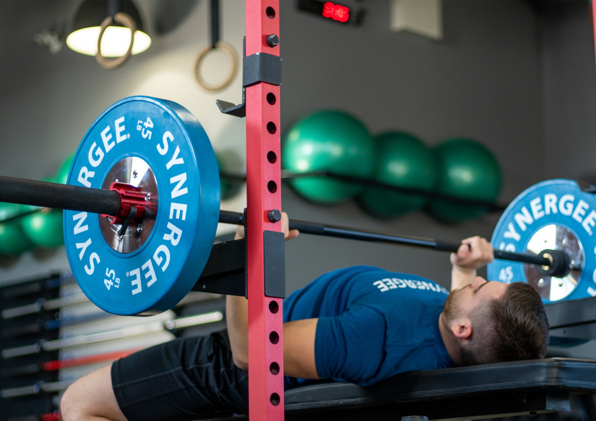 Synergee Squat Rack V1 Benching Safety