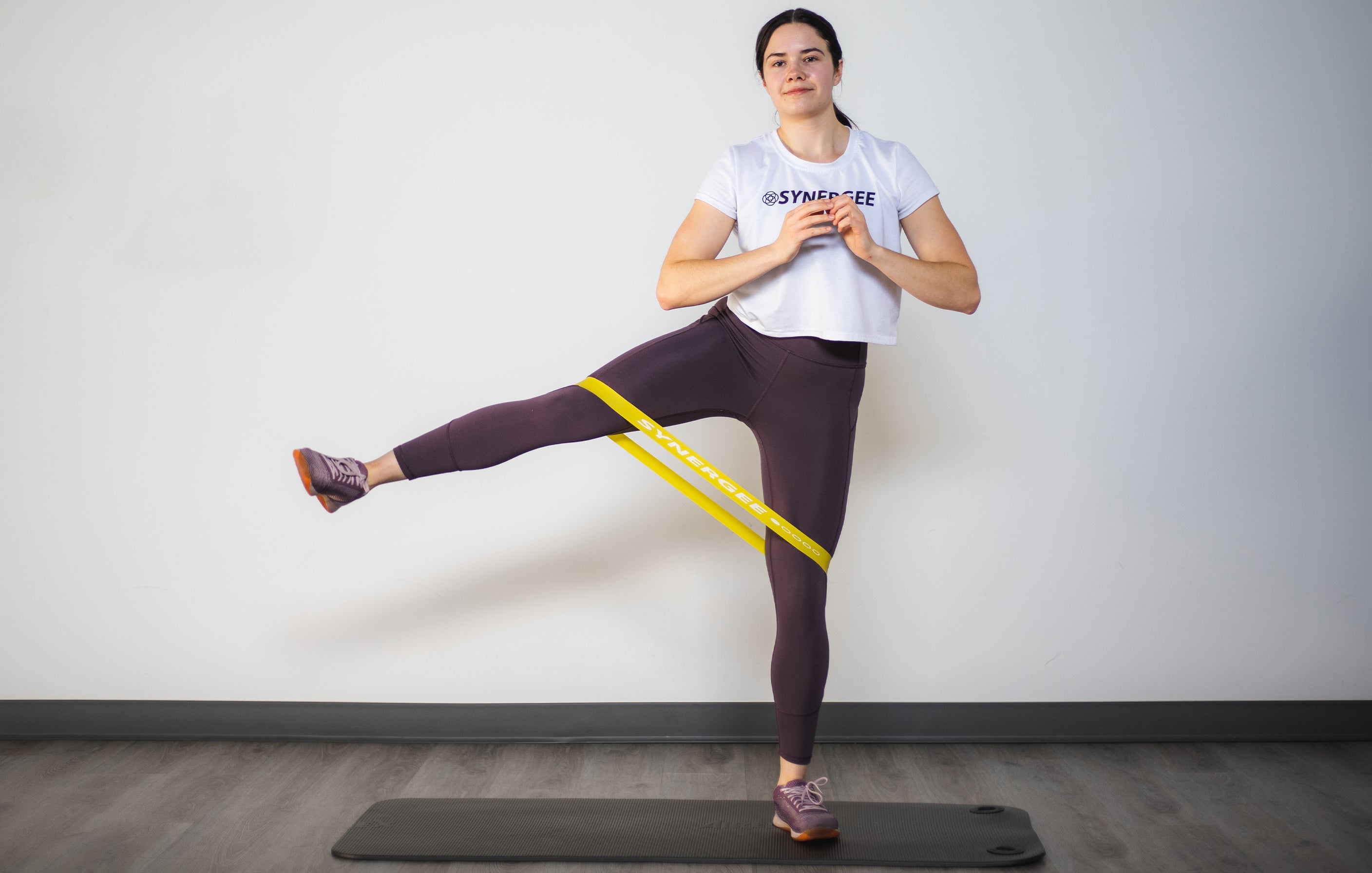 lateral leg lift with mini band