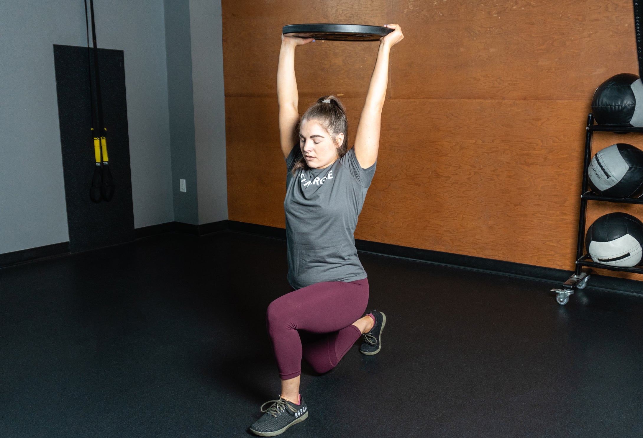 Overhead Lunges