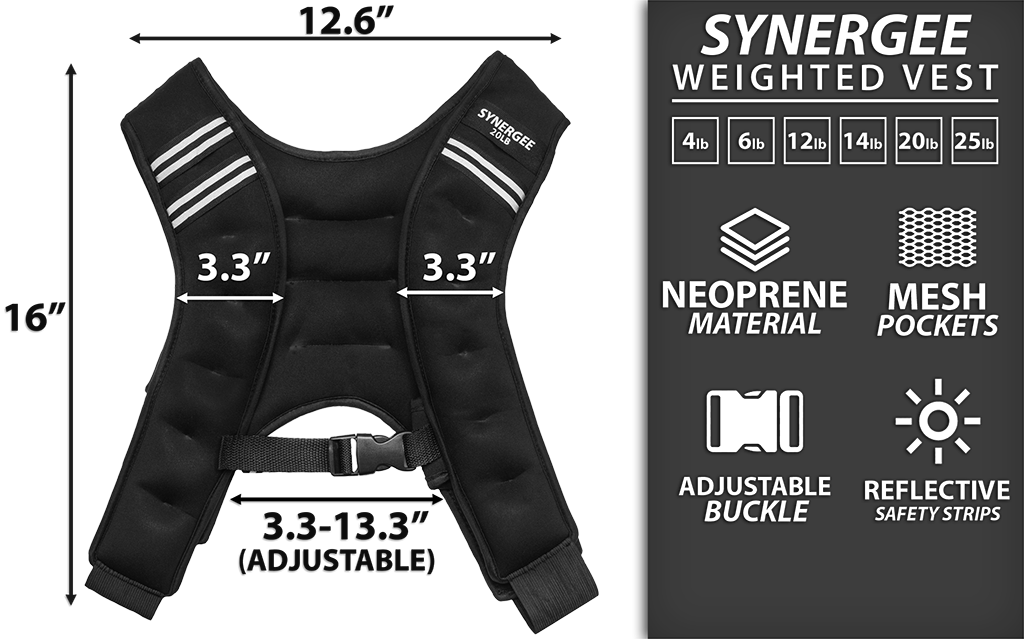 Synergee Weighted Vest Specs