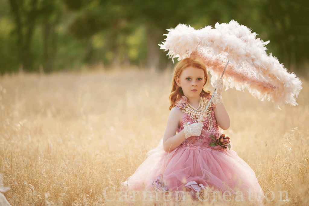 little girl dressed as a fairy