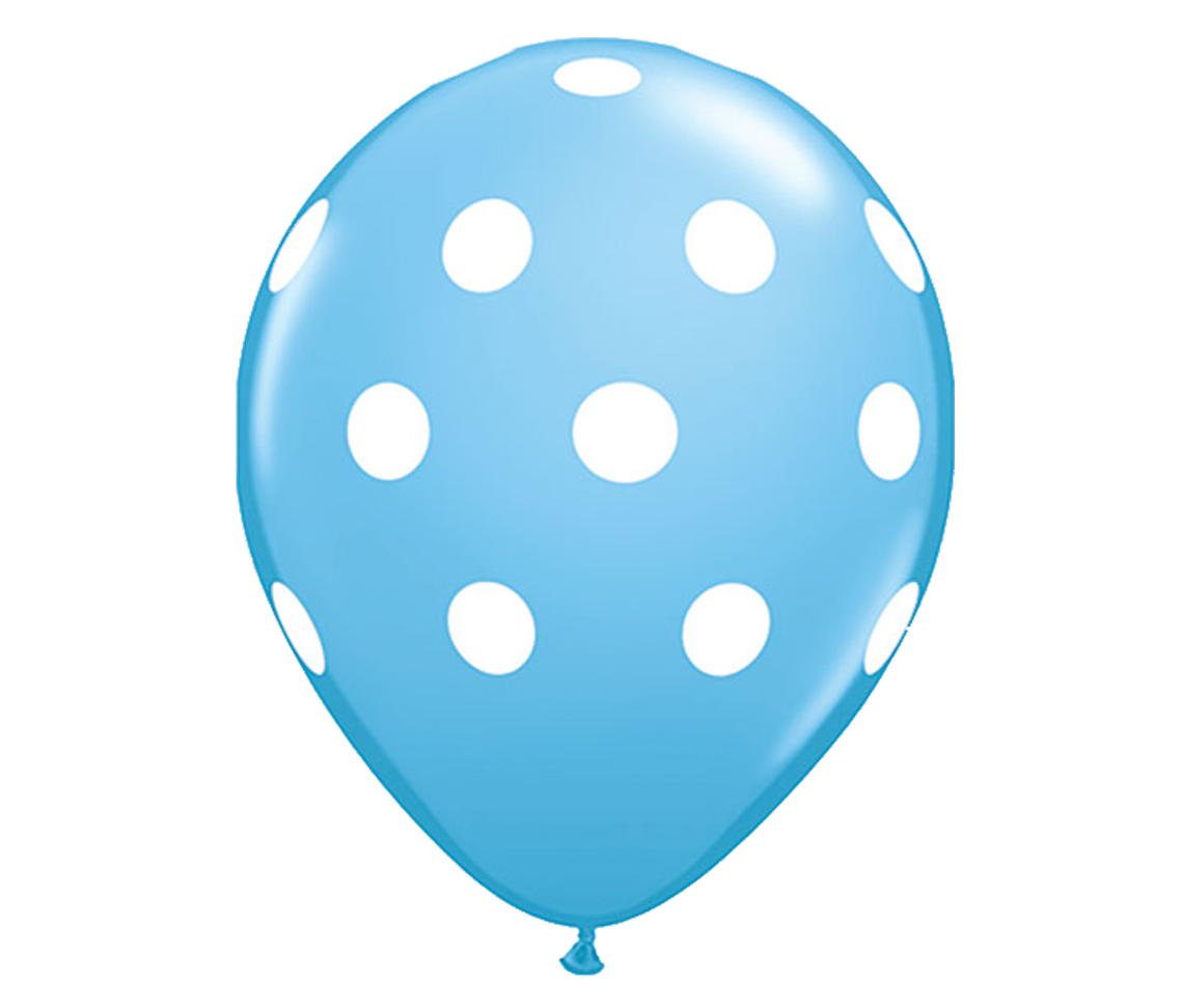 polka dot balloons