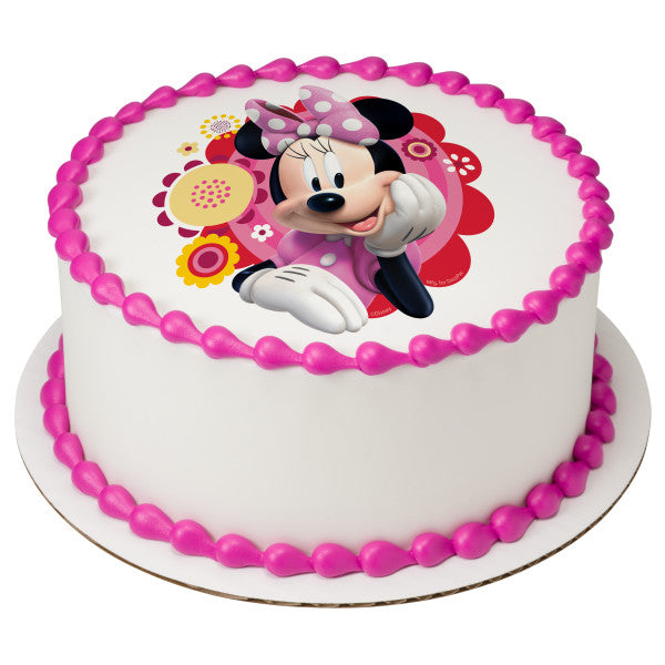 Minnie Mouse Edible Cake Topper – SugarPRINTcess