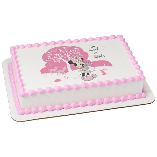 Minnie Mouse Edible Cake Topper – SugarPRINTcess