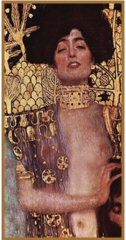 Judith and the Head of Holofernes by Gustav Klimt