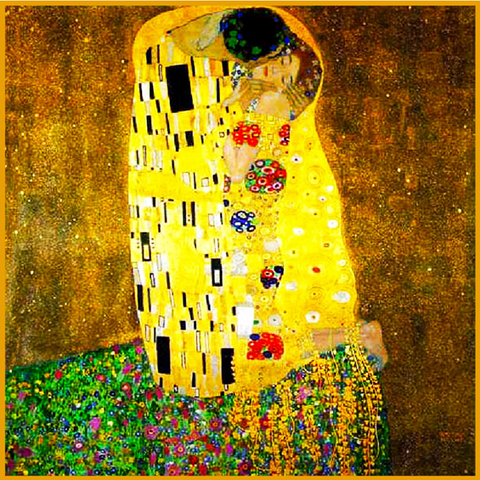 The Kiss by Gustav Klimt (1907)