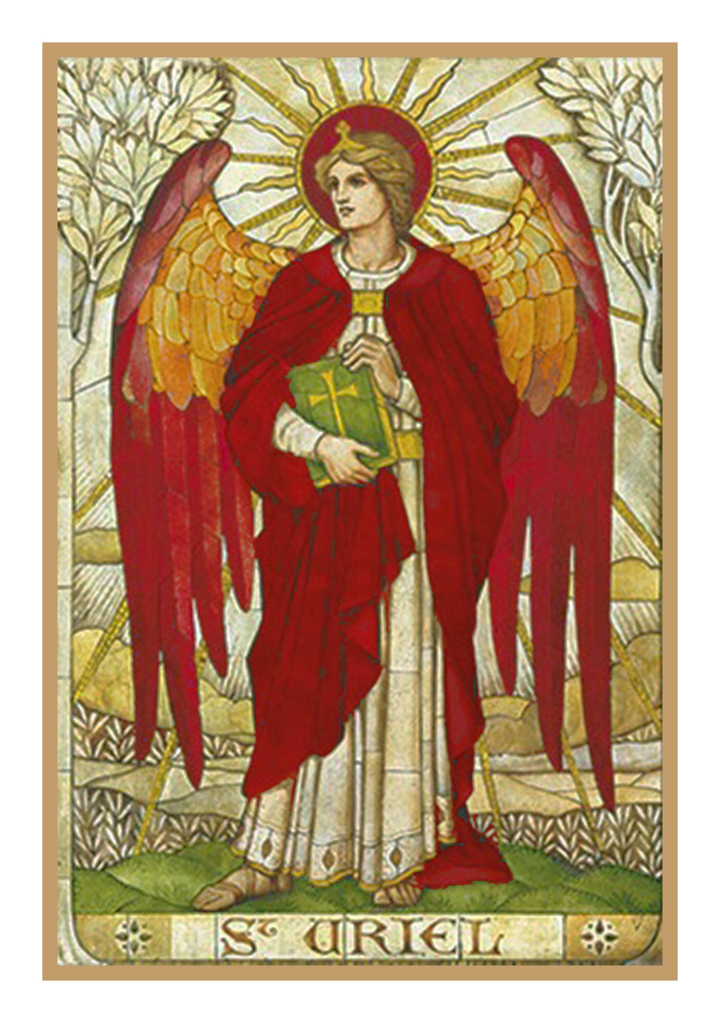 Arch Angel Uriel by Powell and Sons Counted Cross Stitch ...