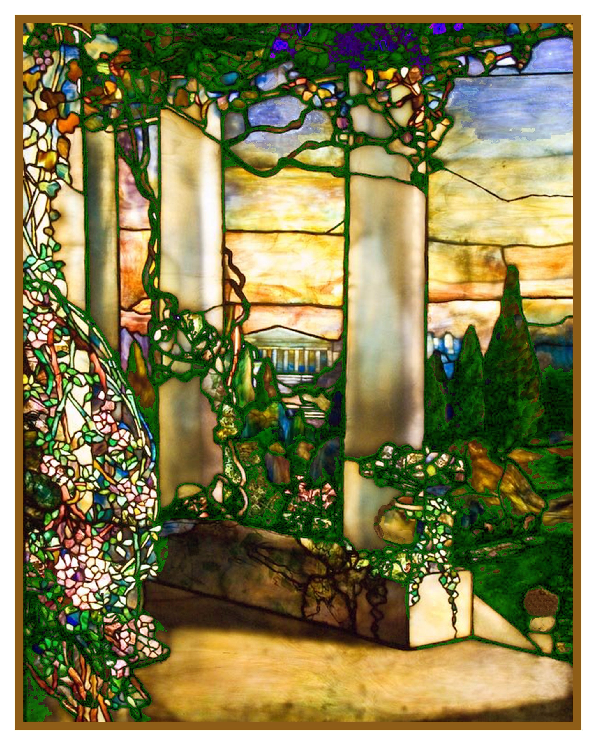 louis tiffany stained glass