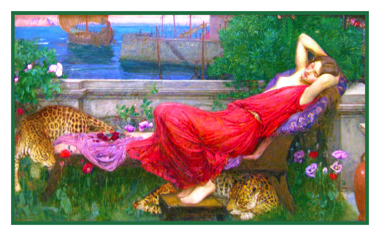 Ariadne inspired by John William Waterhouse Counted Cross Stitch or Co ...