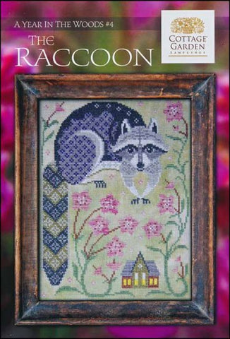 A Year In The Woods 4: The Raccoon by Cottage Garden Samplings Counted Cross Stitch Pattern