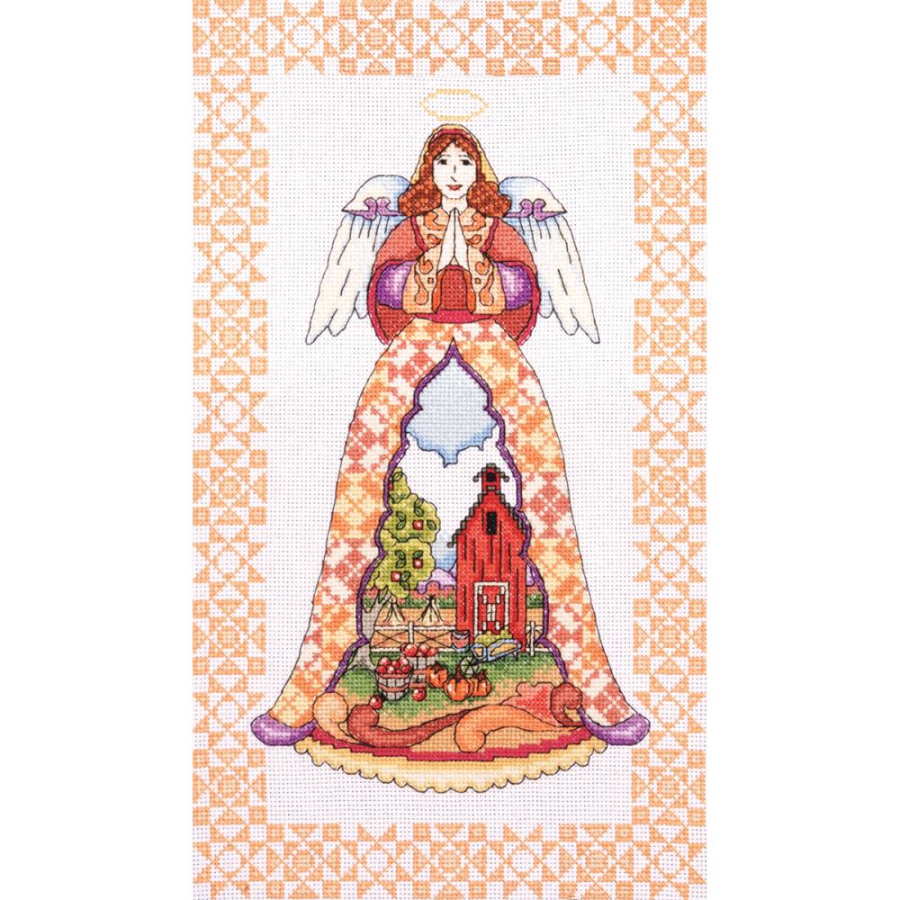 Autumn Angel by Jim Shore for Design Works Counted Cross Stitch Kit -M ...
