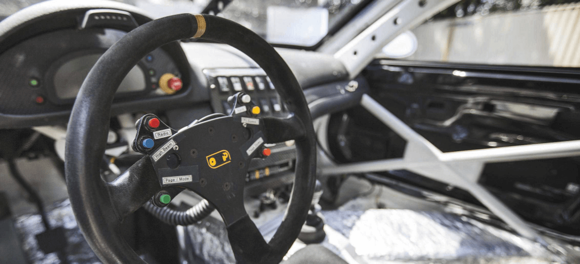 interior parts and accessories shown for a race auto vehicle