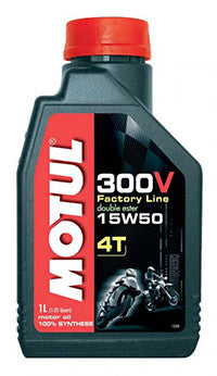 MOTUL 300V Factory Line Double Ester 10W40, 4-Stroke Motorcycle Oil, 1  Liter