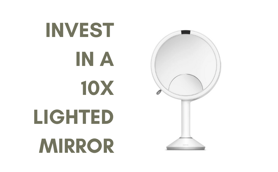 Eyelid debris cause eye problems. You could be experience so many things:  itching, redness, tearing, discomfort, foreign body sensation, sticky eyelids in the morning, blurry vision – but what is it? Truly? Don't skip this. Invest in a lighted magnification mirror. 