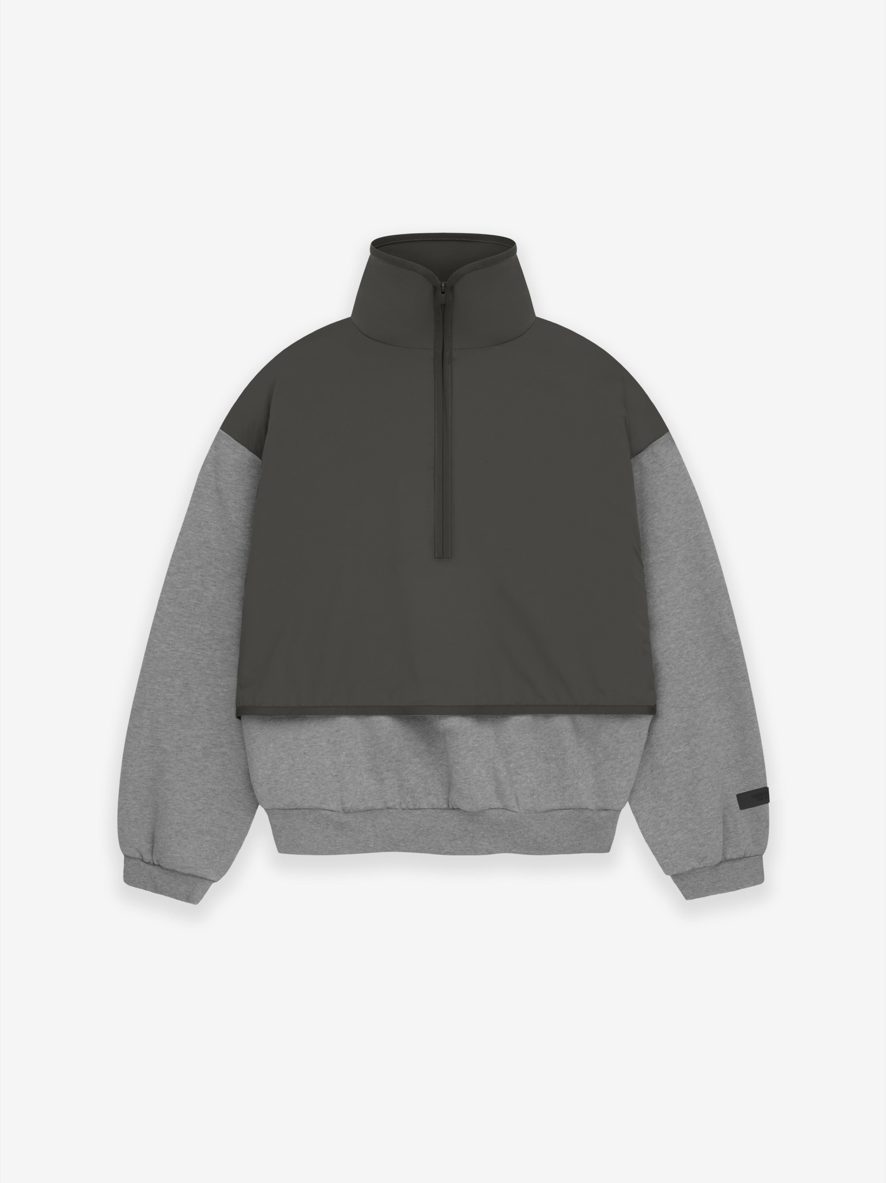 Nylon Fleece Hooded Sweater