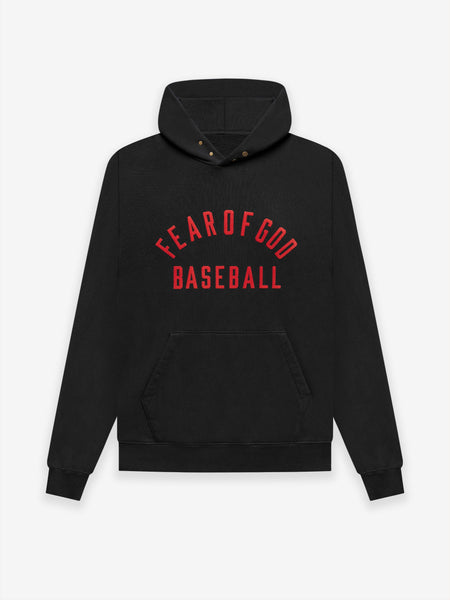 SEVENTH COLLECTION Baseball Hoodie in Vintage Black | Fear of