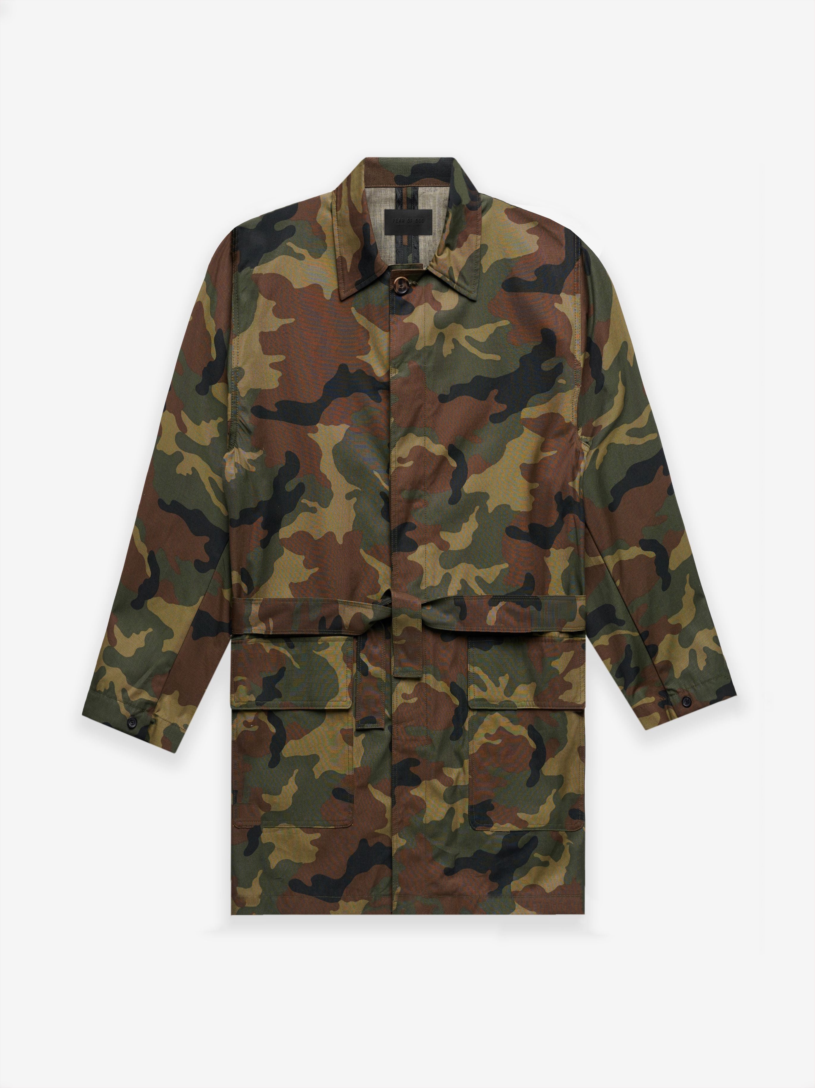 Camo Military Coat