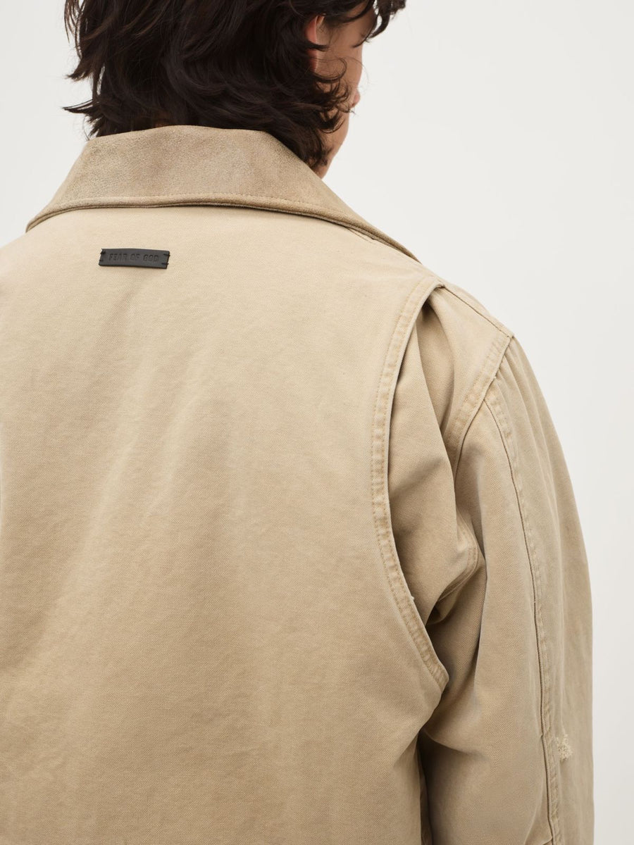 SEVENTH COLLECTION Canvas Work Jacket in Khaki | Fear of God