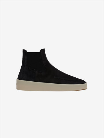 fear of god black suede chelsea boots