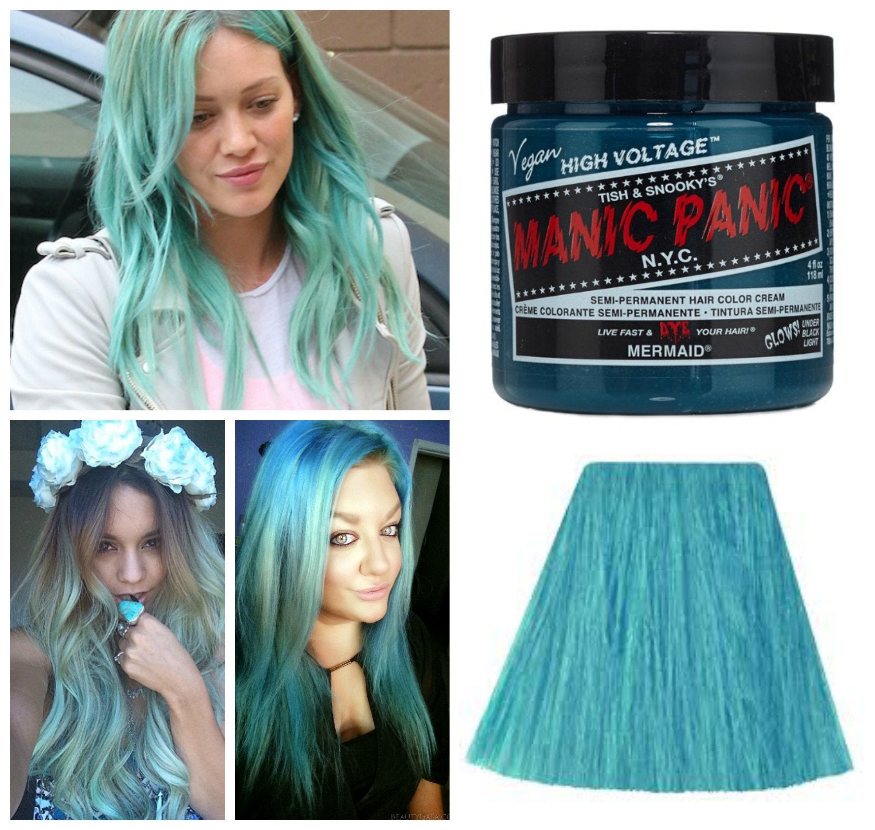 Manic Panic Glow In The Dark Semi Permanent Hair Color In Mermaid