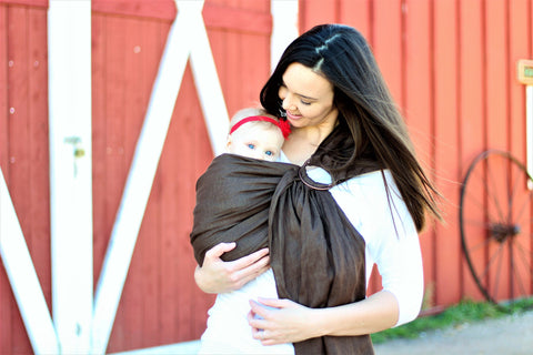 bibetts linen ring sling