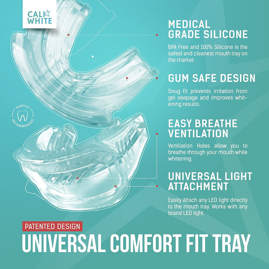 Universal Comfort Fit Teeth Whitening Tray + Palm Case ...