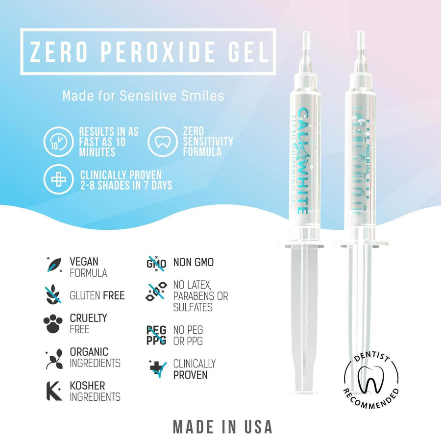 Deluxe Botanical Teeth Whitening Kit - Zero Peroxide - Cali White