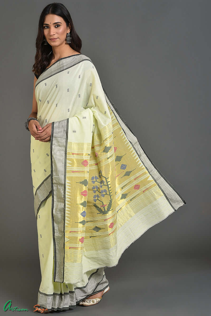 Cotton Paithani Saree: Traditional Elegance in Vogue