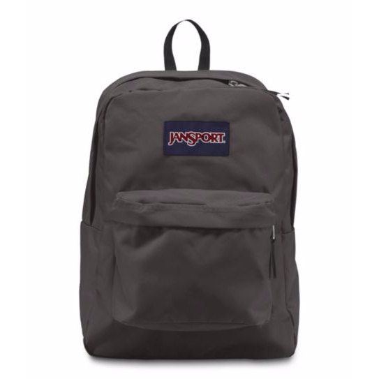 gray backpack jansport