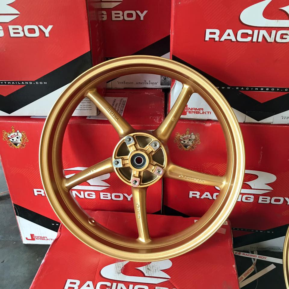 Y15ZR Racing Boy Sport Rim 522 Gold  Pitstop Motorsports