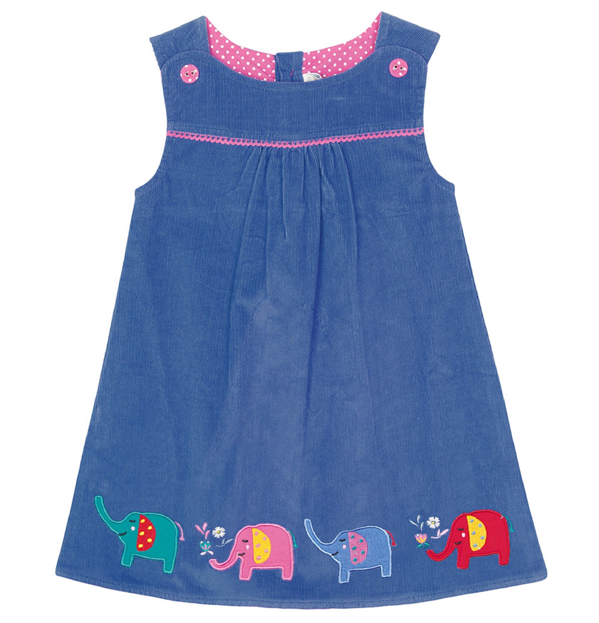 JoJo Maman Bebe Girls' Elephant Pinafore Dresses – Ivan & Katelyn