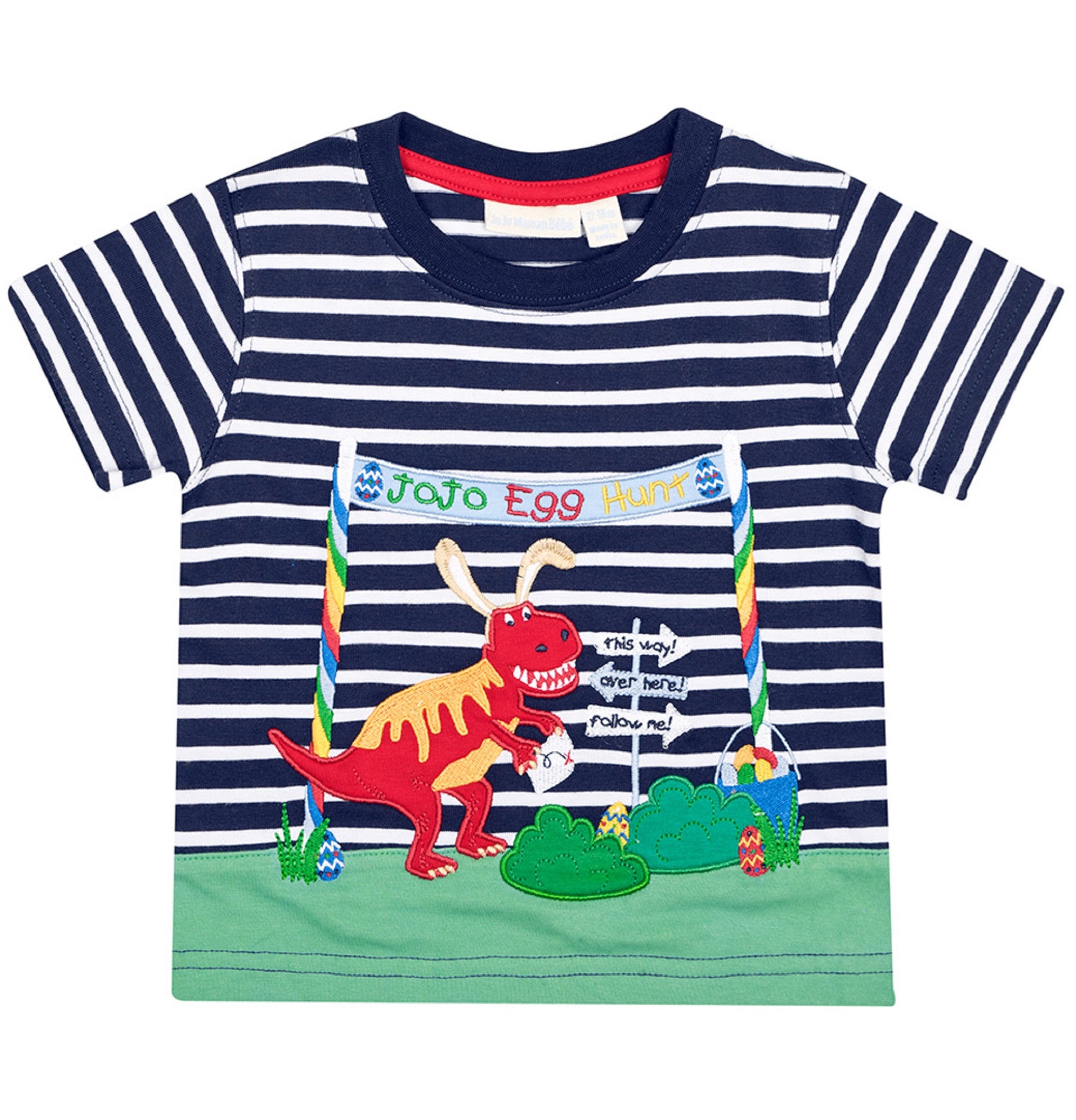 JoJo Maman Bebe Dinosaur Egg Hunt Tee Ivan &amp; Katelyn