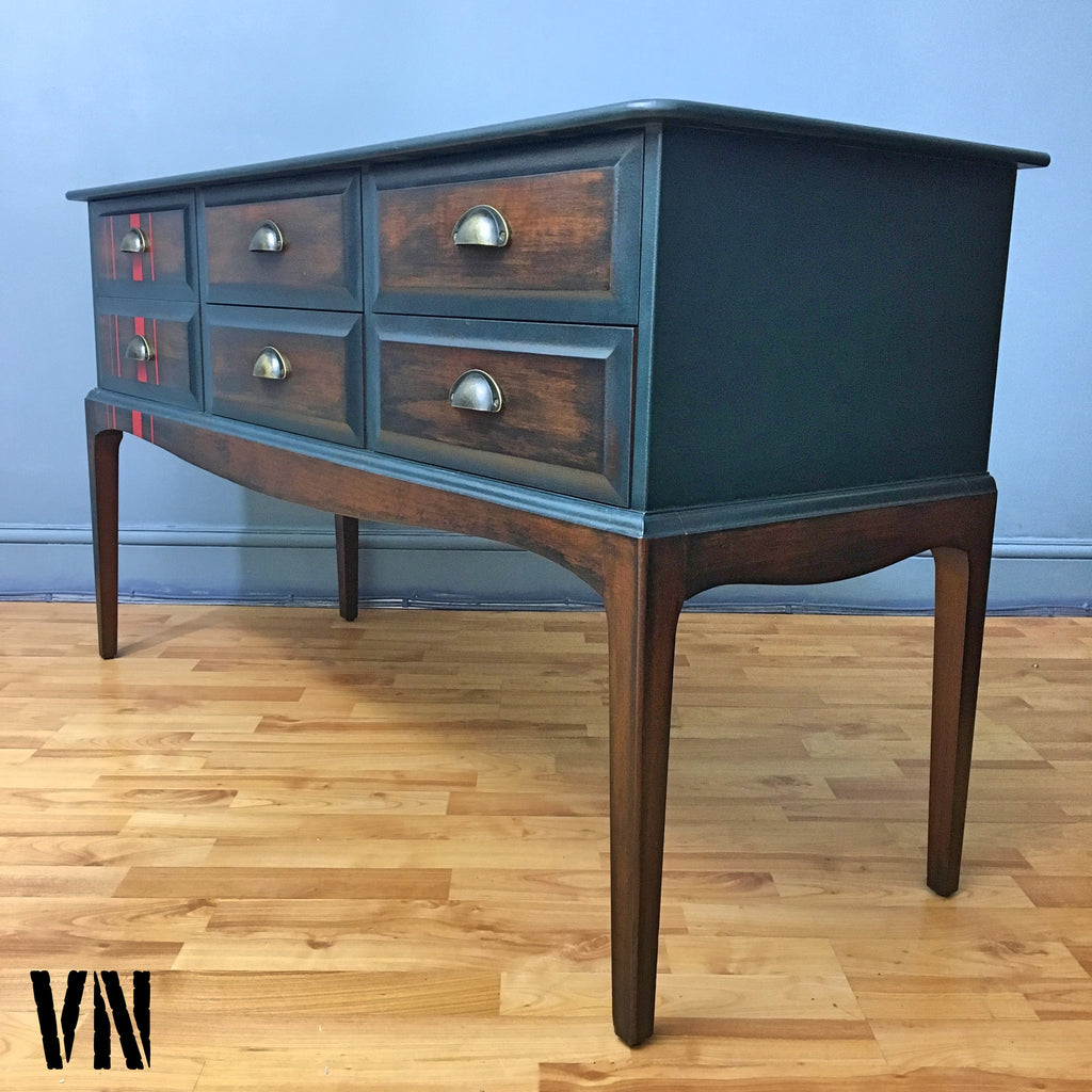 Stag Sideboard Upcycled By Voodoonest Voodoonest